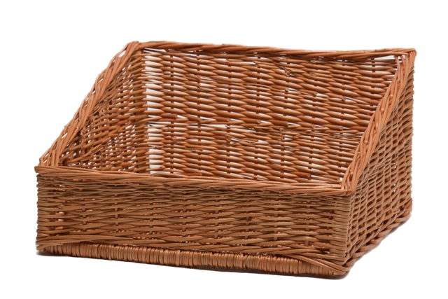 Auslagekorb aus Weide zur stilvollen Warenpräsentation - Ideal für Bäckereien und Feinkost